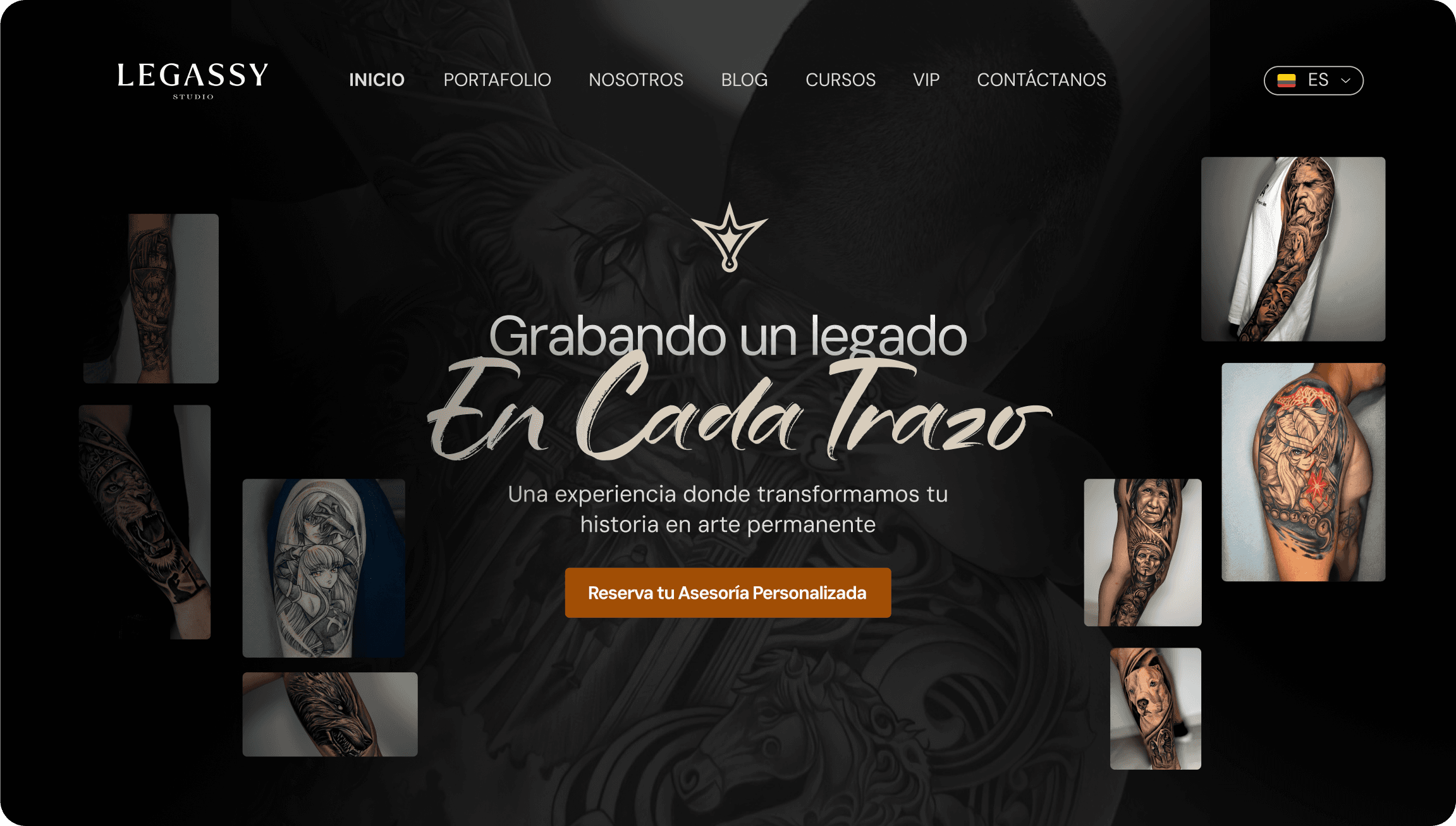 Legassy home page