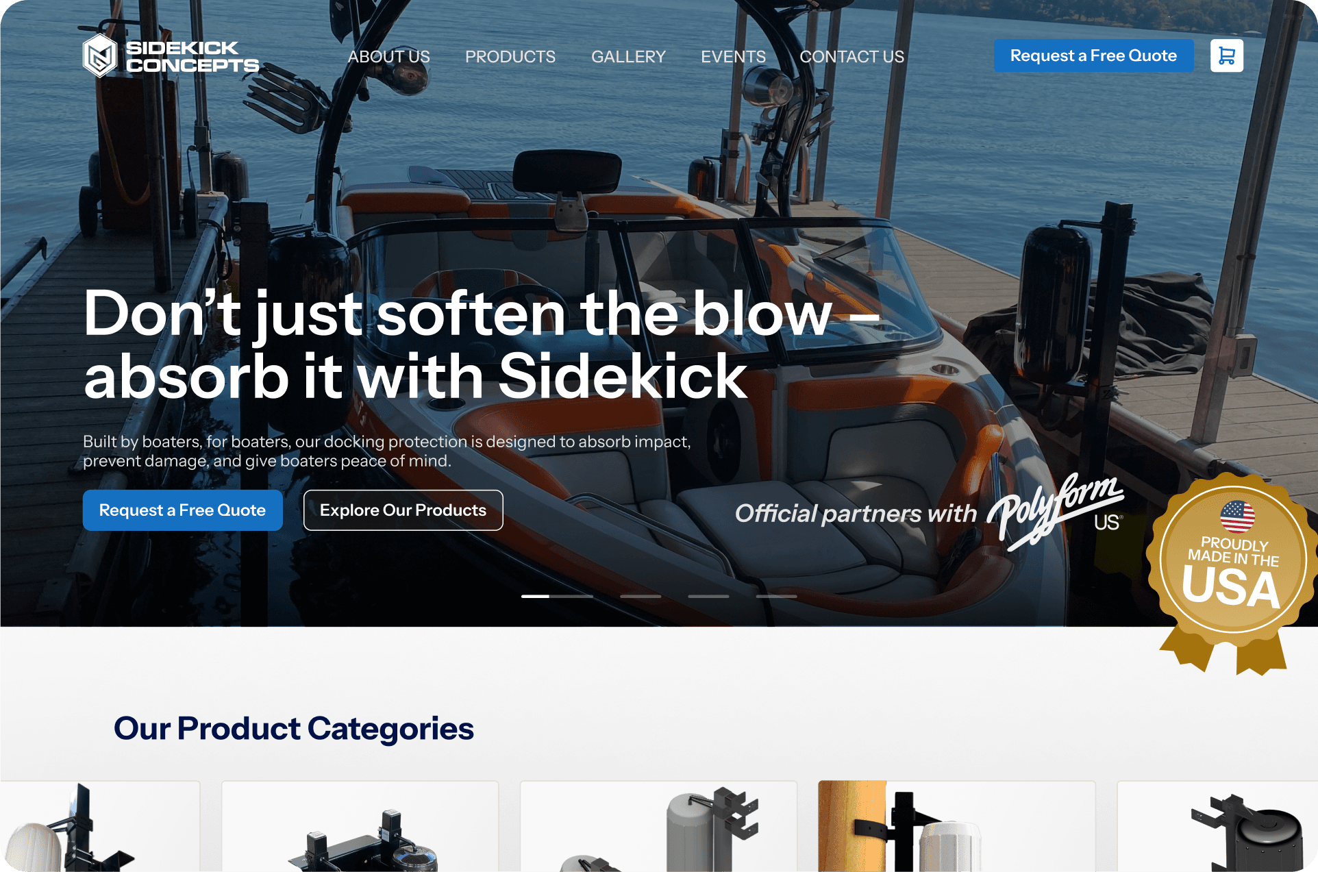 Sidekick concepts home page